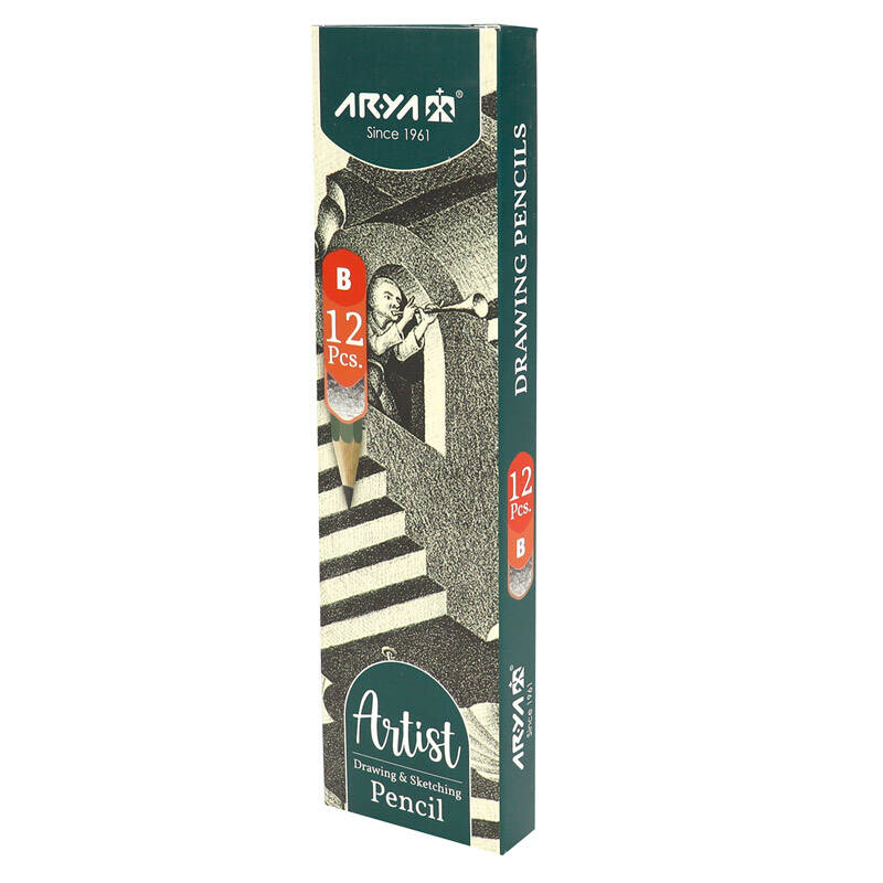 مداد طراحی آریا مدل Artist کد 3500 بسته 12 عددی