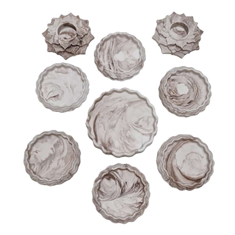 ست 9 تکه هفت سین  کنگره  نیک ثمر مدل مرمر