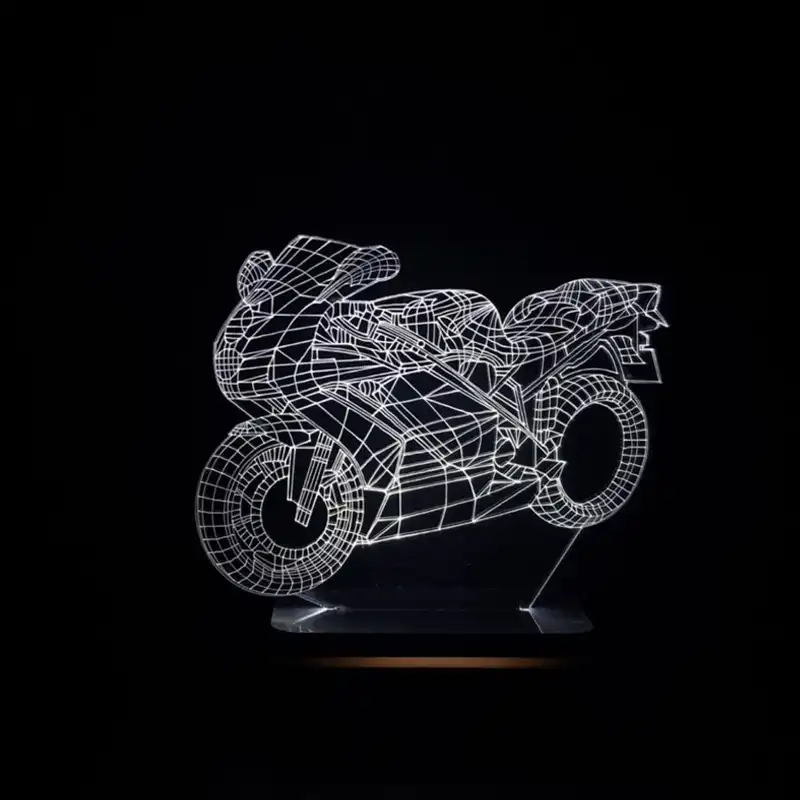 چراغ خواب طرح موتور سیکلت مدل کلید دار