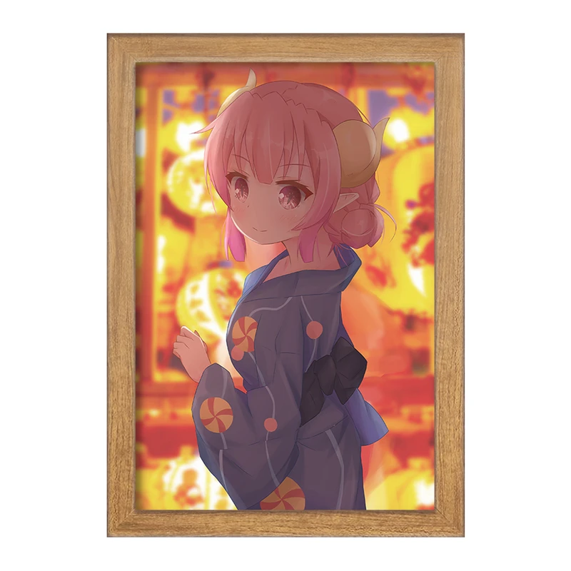 تابلو خندالو مدل ایلولو انیمه اژدهای خدمتکار کوبایاشی کد 36332