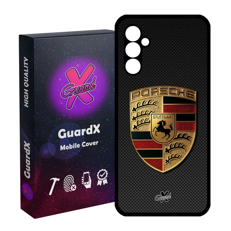 کاور گارد ایکس طرح Porsche مدل Glass10064 مناسب برای گوشی موبایل سامسونگ Galaxy A24/A24 4G/M34 5G