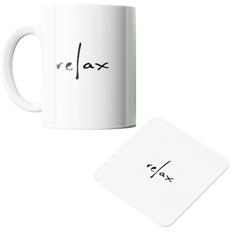 ماگ پاد آفرین مدل دلنوشته کد 515 به همراه زیر لیوانی 