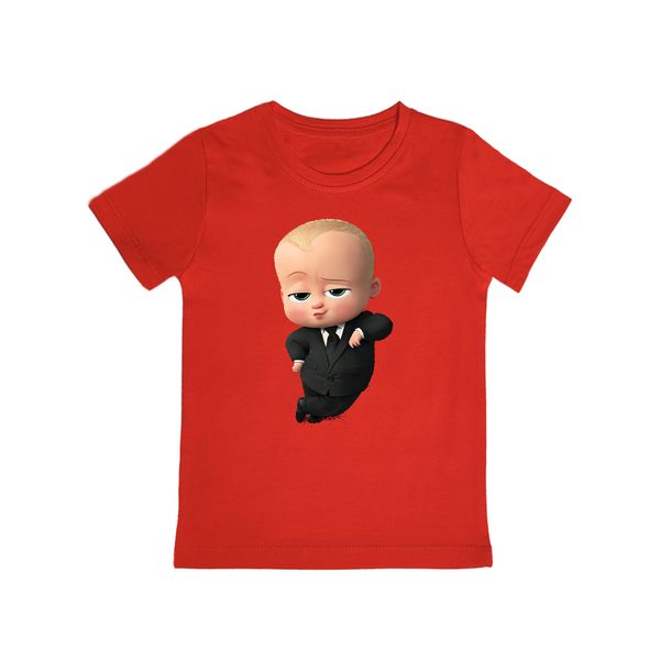 تی شرت آستین کوتاه پسرانه مدل بچه رئیس R0106