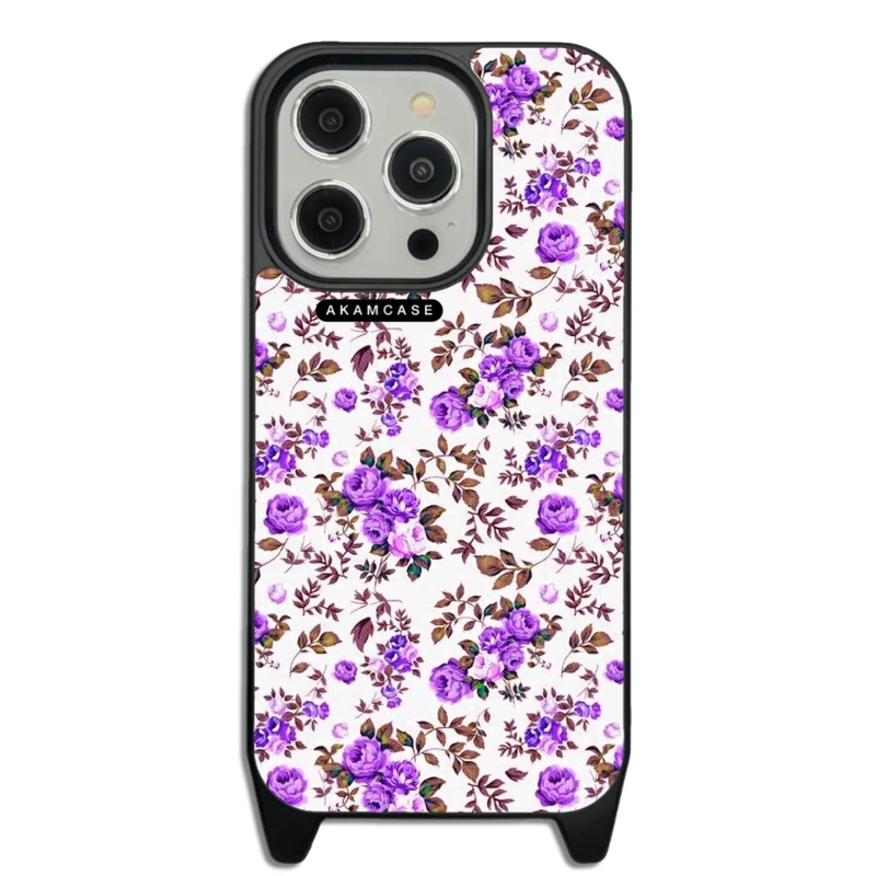 کاور آکام مدل AMC-WLA14PRO-FLOWERS11 مناسب برای گوشی موبایل اپل iPhone 14 Pro
