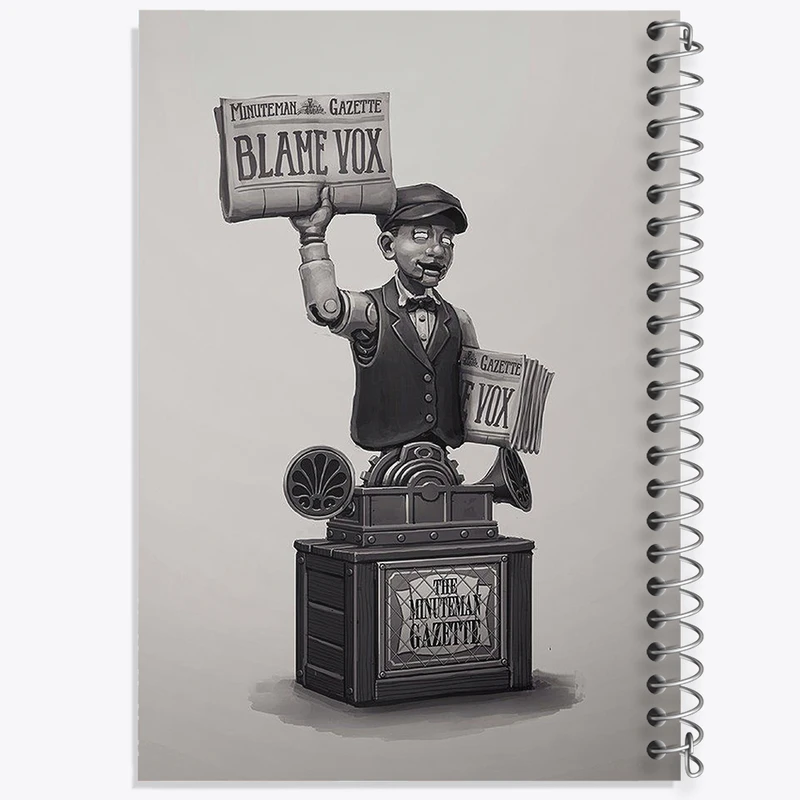 دفتر لیست خرید 50 برگ خندالو طرح بازی بایوشاک (Bioshock) کد 31323