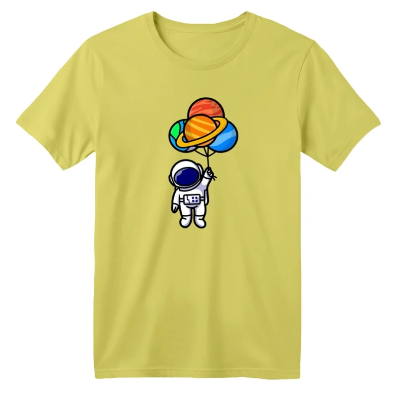 تی شرت آستین کوتاه بچگانه مدل فضانورد کد ۱۹
