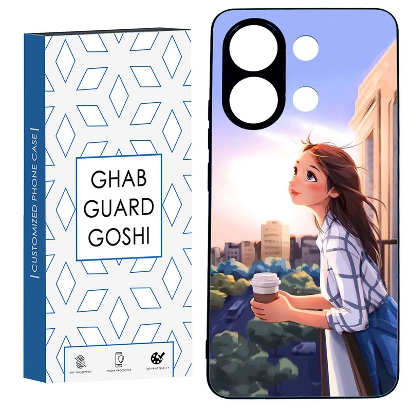 کاور قاب گارد گوشی طرح دخترانه کد TPU-016 مناسب برای گوشی موبایل شیائومی  REDMI NOTE 13 4G