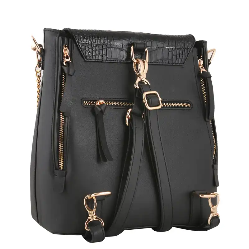 کوله پشتی زنانه چرم یلسان مدل   آدرینا کد6 ADR-055-BSGC