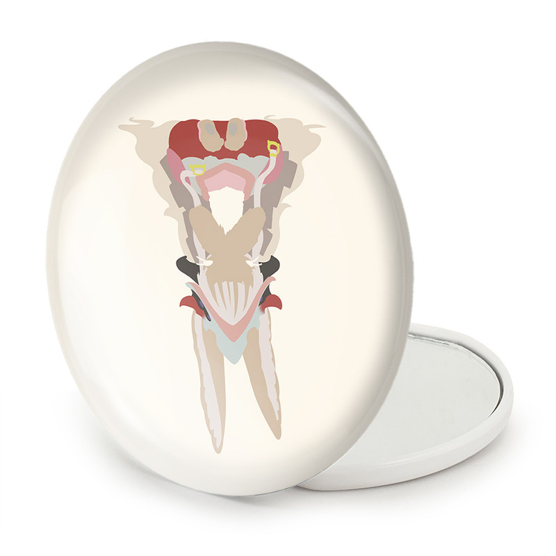 آینه جیبی خندالو طرح ناناچی انیمه ساخته شده در پرتگاه Made in Abyss مدل تاشو کد 22127