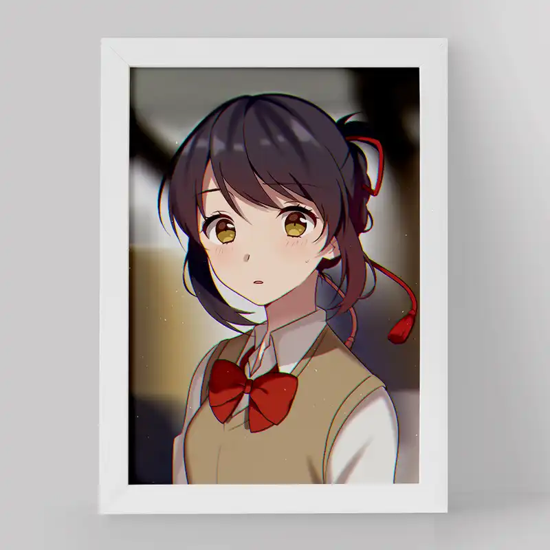 تابلو خندالو مدل میتسویا میامیزو انیمه یورنیم نام تو کد 16296