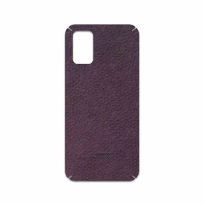 MAHOOT Purple-Leather Cover Sticker for Samsung Galaxy A02S