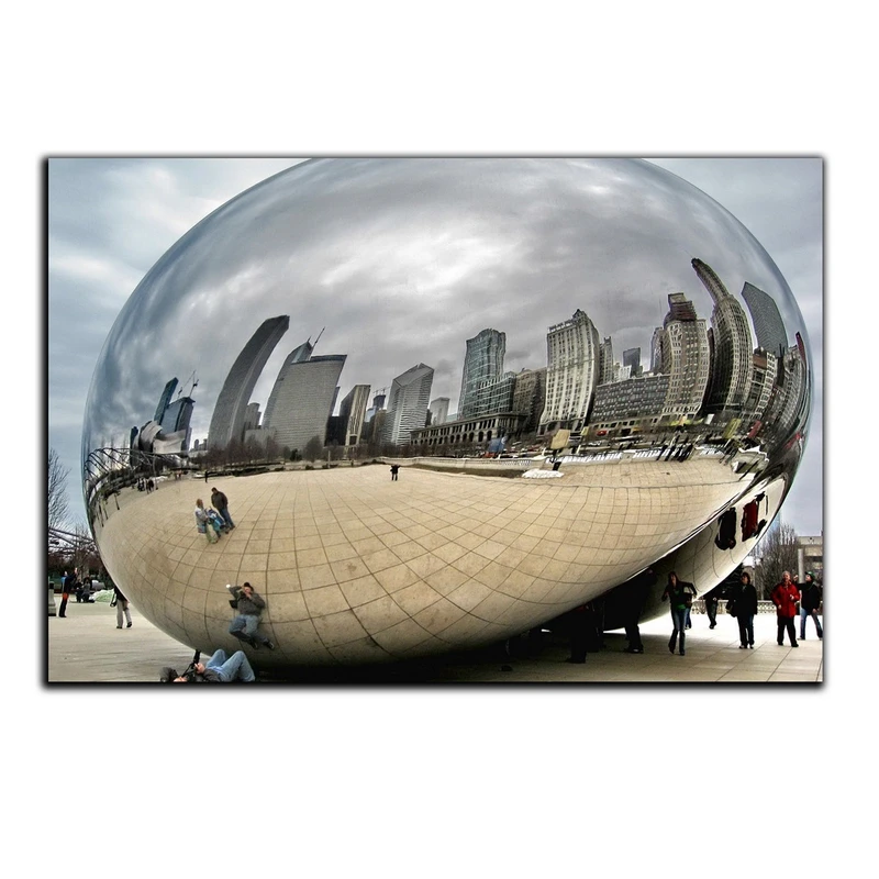 تابلو شاسی بکلیت طرح منظره شهر شیکاگو مدل SH-330