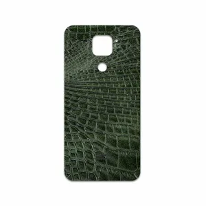 MAHOOT Green-Crocodile-Leather Cover Sticker for Xiaomi Redmi 10X