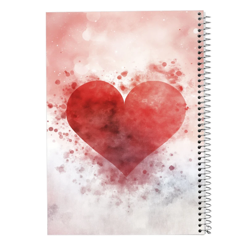 دفتر مشق 100 برگ مدوپد مدل عاشقانه love کد DF14118