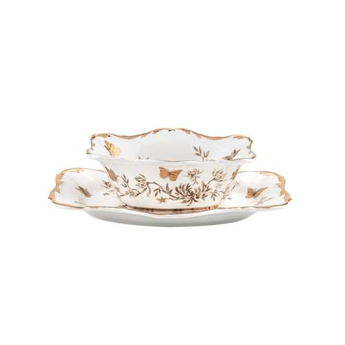 پیاله و پیش دستی بیضی گلدکیش طرح نیاتوس کد GK738302