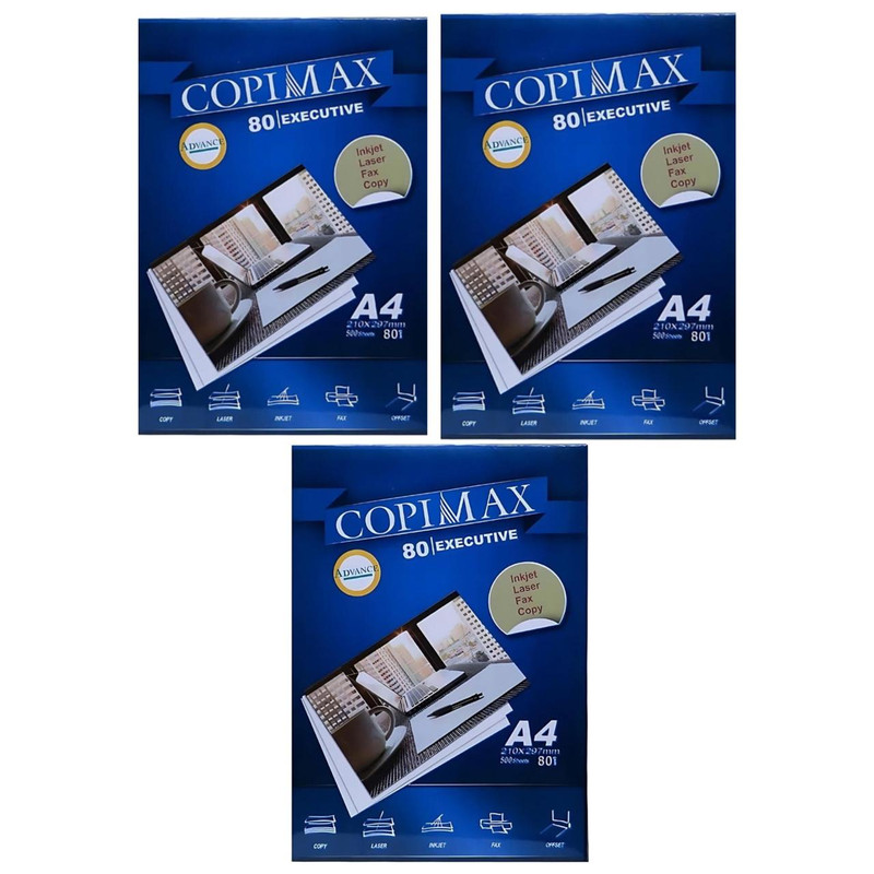 کاغذ A4 کپی مکس مدل executive بسته 1500 عددی