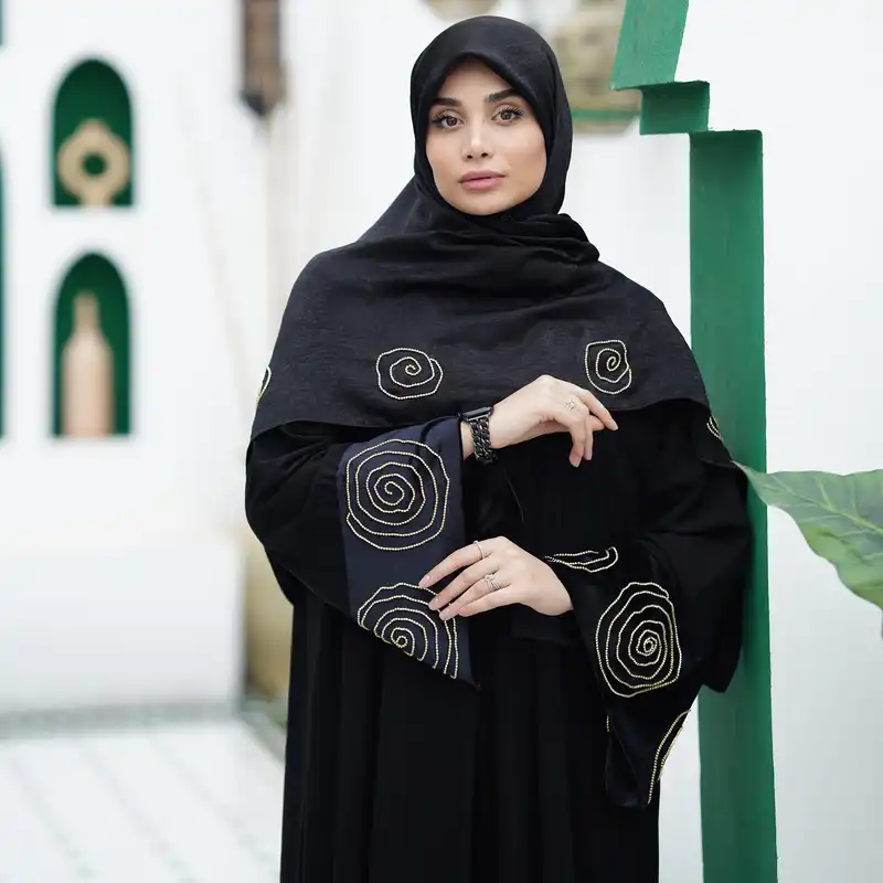 مانتو زنانه مدل عبایی مجلسی کد132