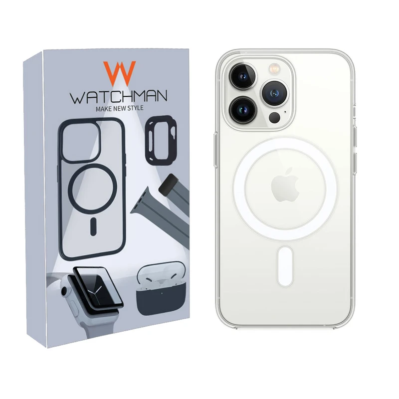 کاور واچ من مدل Clear magsafe مناسب برای گوشی موبایل اپل iphone 14 Pro