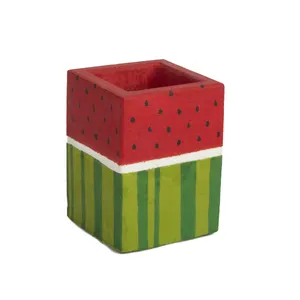 گلدان دکوسیتی طرح هندوانه یلدا کد dco47