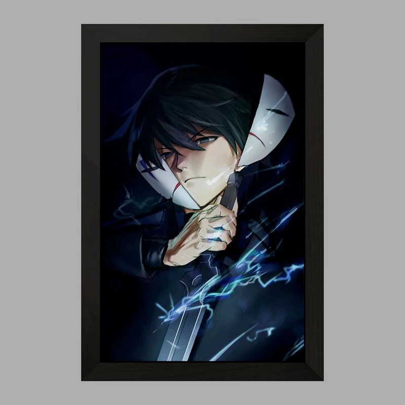 تابلو خندالو مدل هی انیمه تاریک تر از سیاهی Darker Than Black  کد 23464