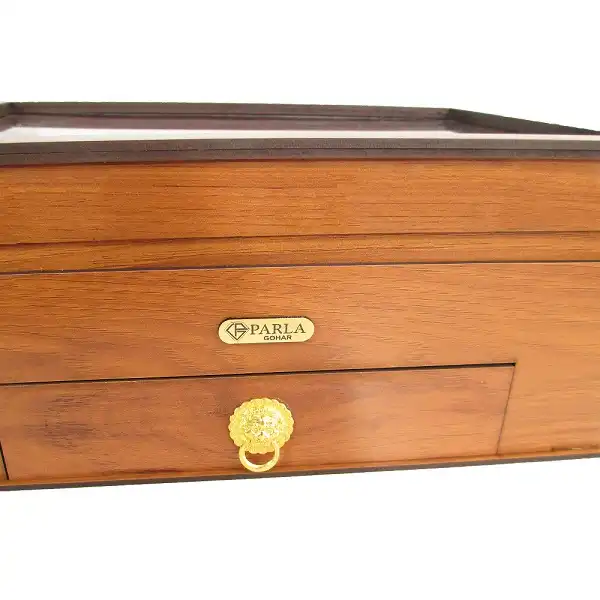 جعبه ساعت پارلا گوهر مدل کشو دار کد 5695