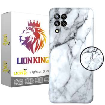   کاور لاین کینگ مدل stone مناسب برای گوشی موبایل  سامسونگ Galaxy A22 4G به همراه پایه نگهدارنده