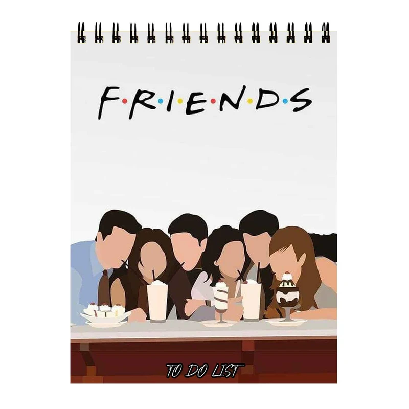 دفتر برنامه ریزی 50 برگ طرح فرندز کد 3289