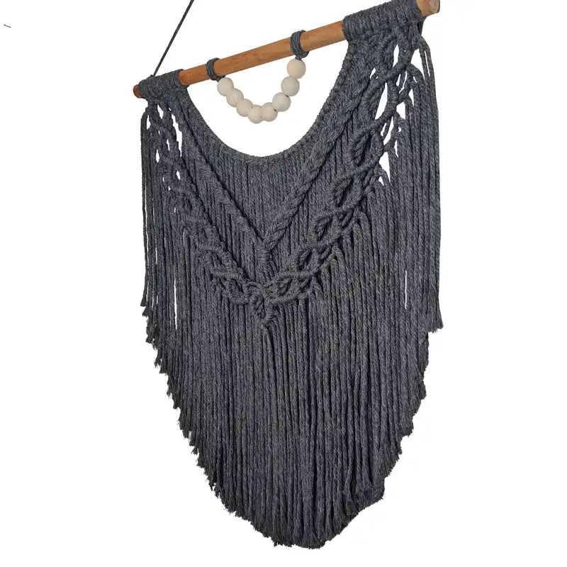 دیوارکوب بافتنی مدل مکرومه