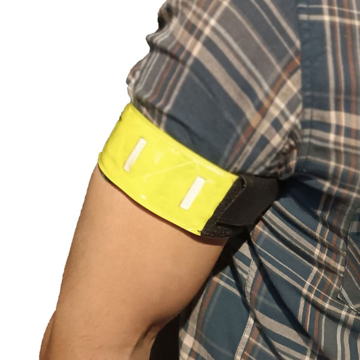 چراغ هشدار مدل بازوبند چراغ دار شبرنگی imennoor