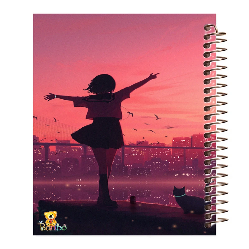 دفتر مشق 100 برگ بانیبو طرح انیمه کد 1218