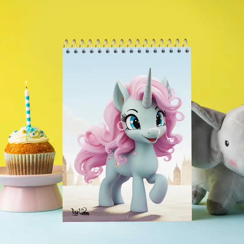 دفترچه یادداشت 50 برگ کایرا مدل یونیکورن 2