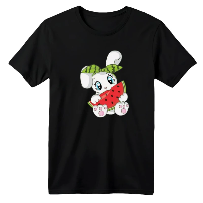 تی شرت آستین کوتاه بچگانه مدل خرگوش یلدایی کد 6