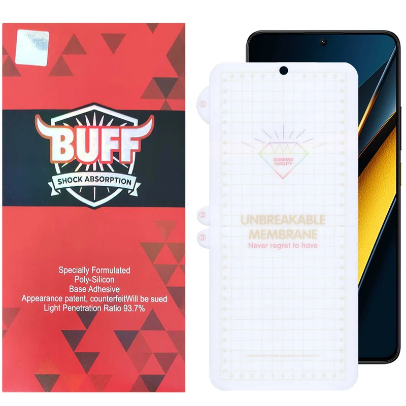 محافظ صفحه نمایش بوف مدل  Hydrogel مناسب برای گوشی موبایل شیائومی Poco X6 Pro / X6 / M6 Pro 4G