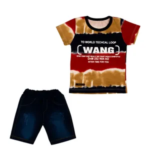 ست تیشرت و شلوارک پسرانه مدل 4 AB.Wang