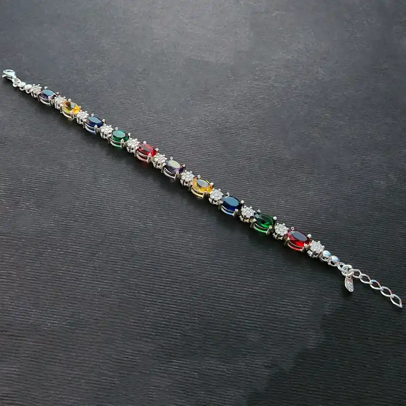 دستبند نقره زنانه مدل 30600