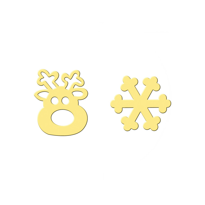 گوشواره طلا 18 عیار زنانه کرابو مدل Kr5034
