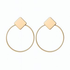 گوشواره میخی زنانه مدل حلقه کد s113