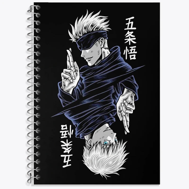 دفتر لغت 50 برگ خندالو طرح انیمه جوجوتسو کایزن کد F1950