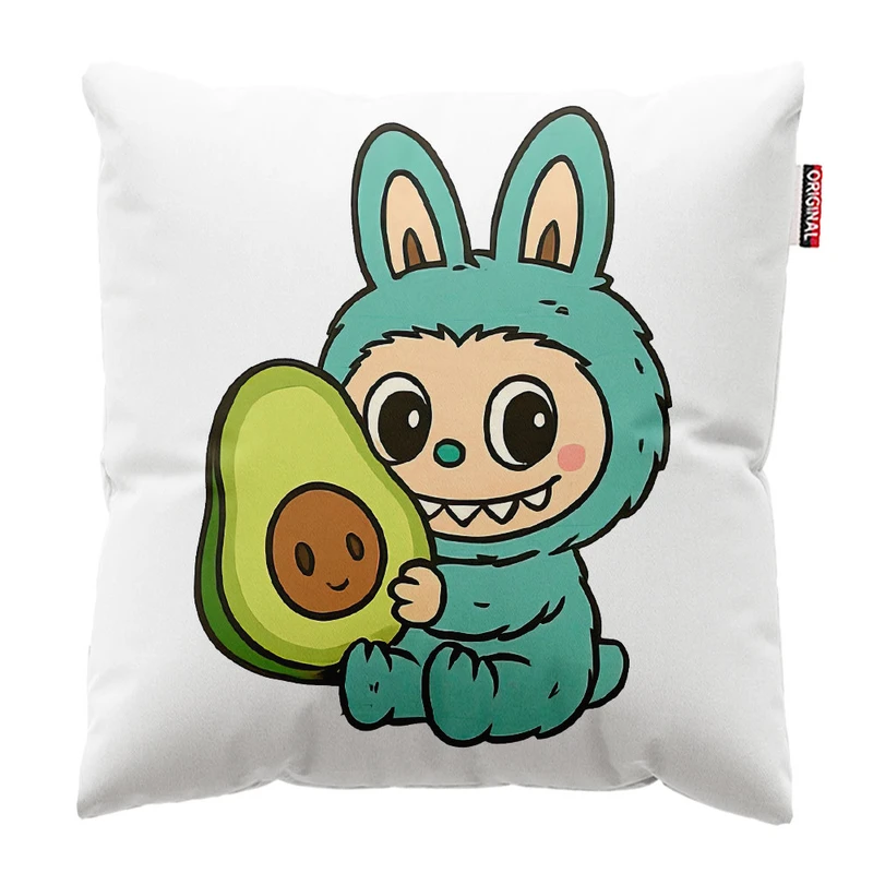 کوسن پاد آفرین طرح لبوبو کد 79 سایز 30* 30 سانتی متر