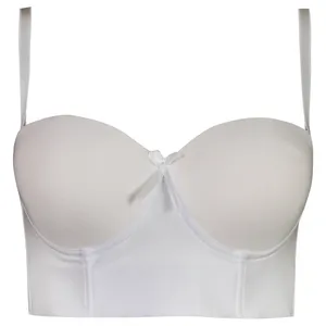 سوتین زنانه مدل فنردار کد 4289 رنگ سفید