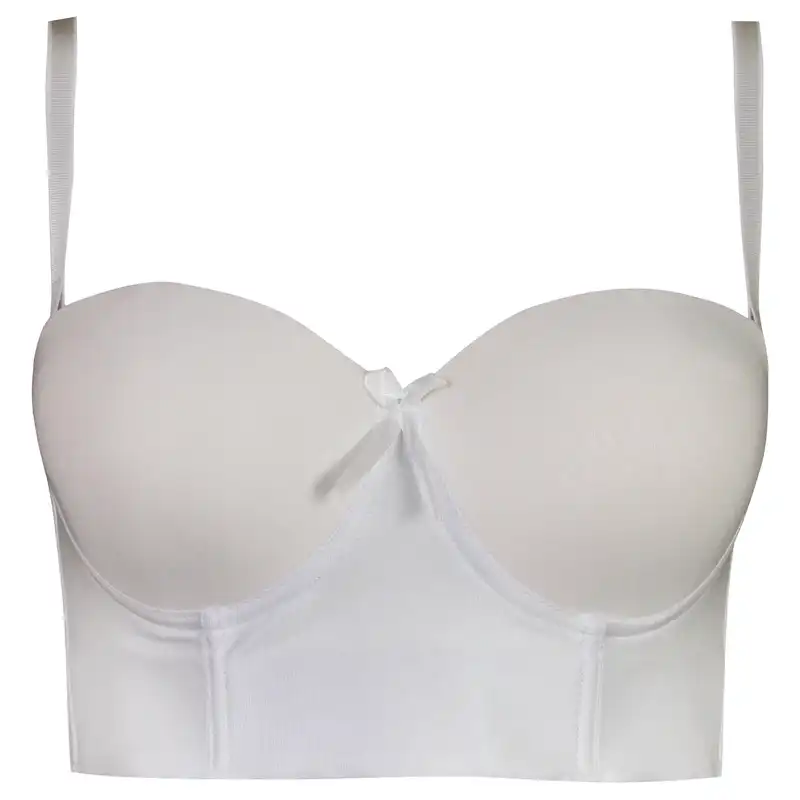 سوتین زنانه مدل فنردار کد 4289 رنگ سفید