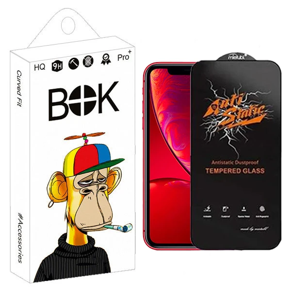 محافظ صفحه نمایش بوک مدل Antistatic Guard مناسب برای گوشی موبایل اپل iPhone XR / 11