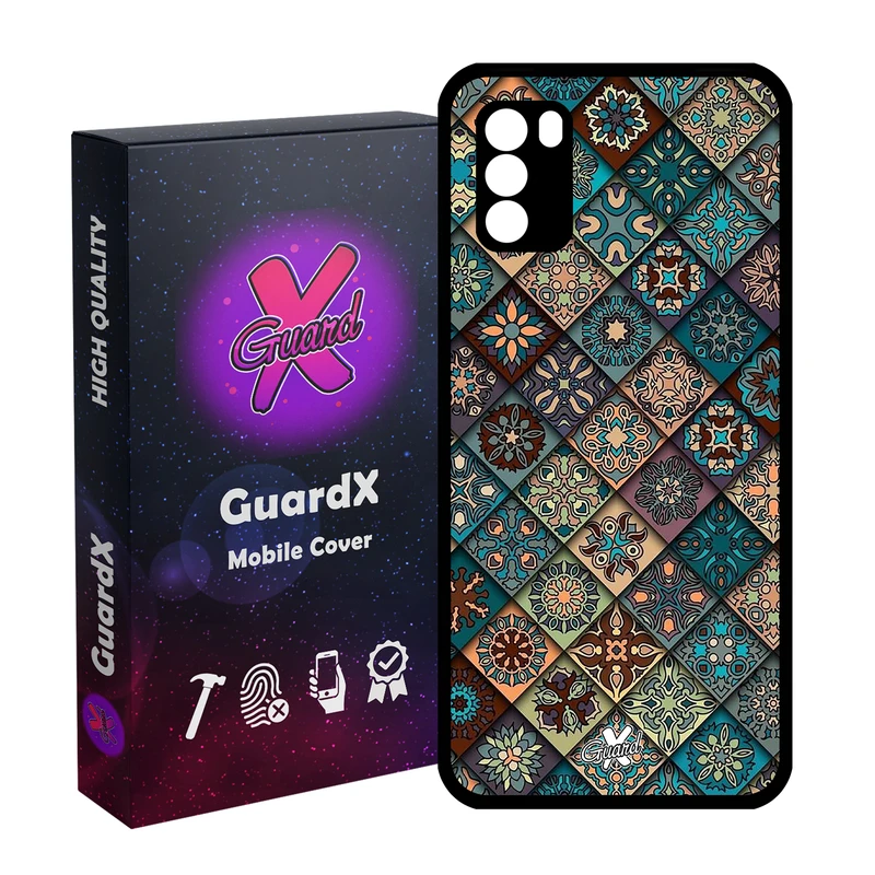 کاور گارد ایکس طرح Tile مدل Glass10093 مناسب برای گوشی موبایل شیائومی Poco M3