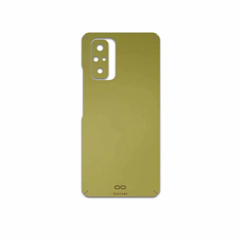 برچسب پوششی ماهوت مدل Matte-Gold مناسب برای گوشی موبایل شیائومی Redmi Note 10 Pro