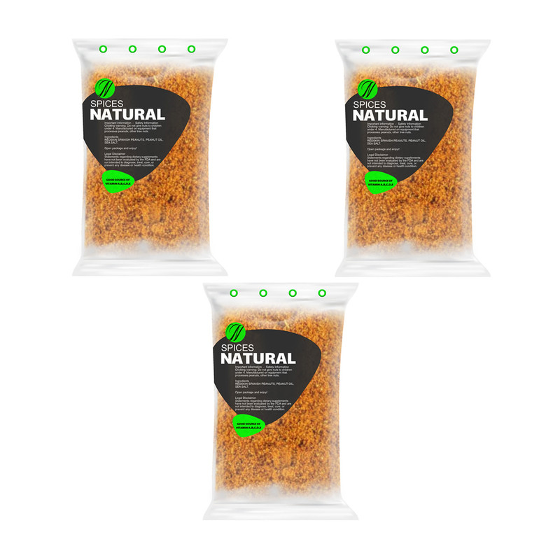 ادویه مرغ و ماهی نچرال - 500 گرم بسته 3 عددی 
