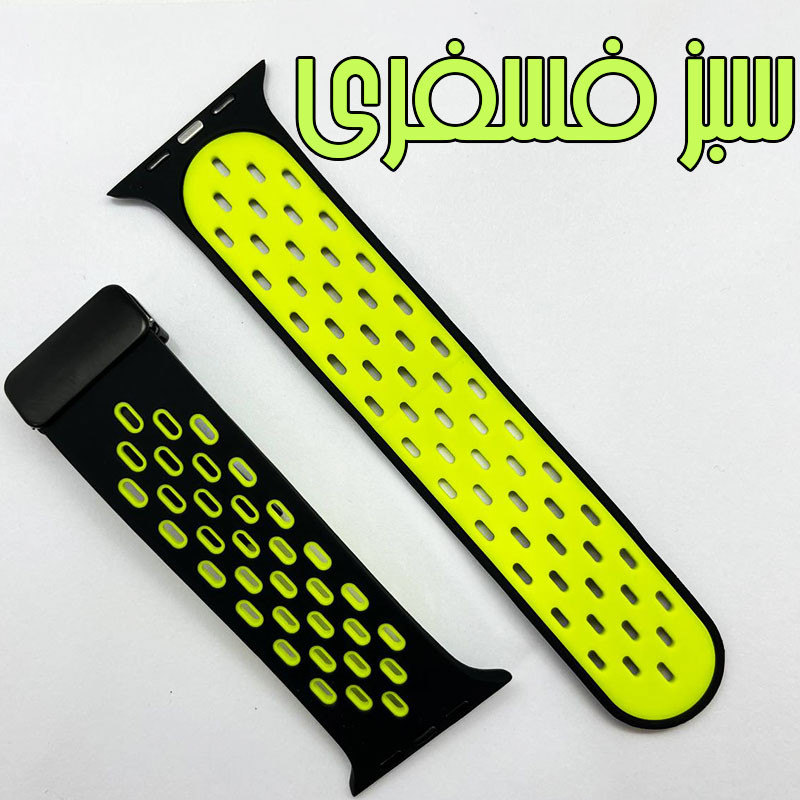 بند گوف مدل Breathable Silicon Magnetic مناسب برای اپل واچ سایز 42/44/45/49 میلی متری سری 1/2/3/4/5/6/7/8/9/SE/ULTRA/ULTRA 2