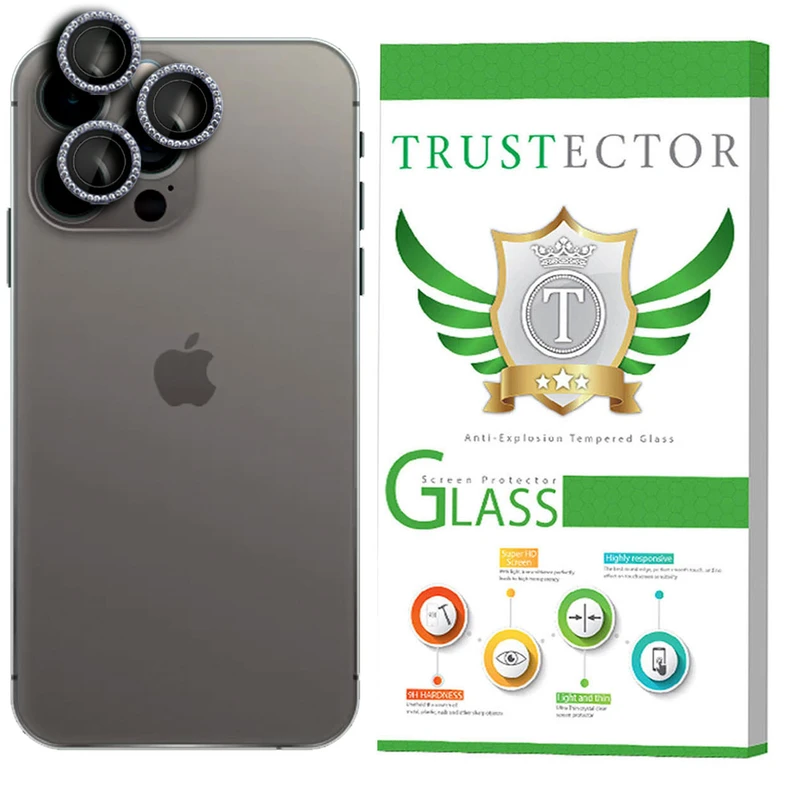 محافظ لنز دوربین تراستکتور مدل LNT-Glass مناسب برای گوشی موبایل اپل iPhone 12 Pro