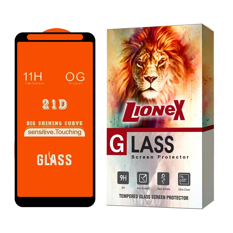 محافظ صفحه نمایش لایونکس مدل FULLLI مناسب برای گوشی موبایل سامسونگ Galaxy A8 Plus / Galaxy A6 Plus / Galaxy J8 / Galaxy J4 Plus / Galaxy J4 Core / Galaxy J8