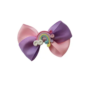 گیره مو دخترانه مدل رنگین کمان