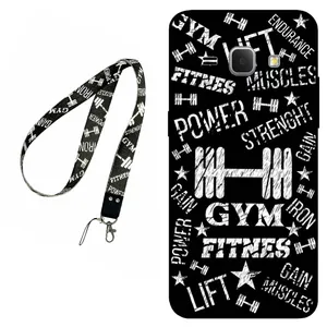 Megafone Gym 0010 Cover For Samsung Galaxy J120 / J1 2016 Mobile Neckband 